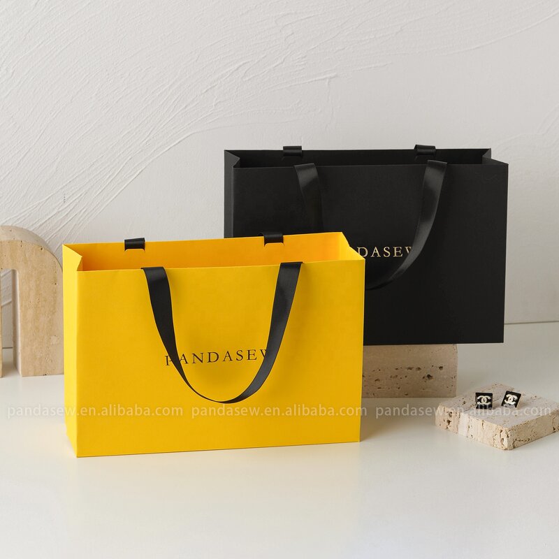 Paper Bag Manufacturer - Custom Logo Luxury Craft Gift Printed Shopping Kraft Paper