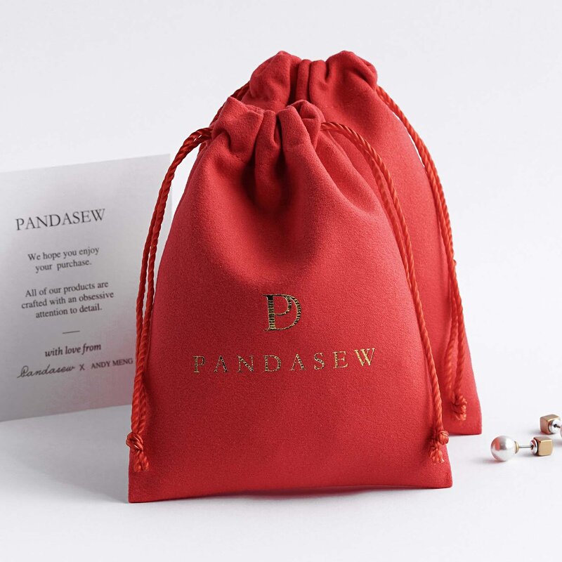 Velvet Pouch Manufacturer - Custom Logo Luxury Wedding Favor Small Velvet Pouch