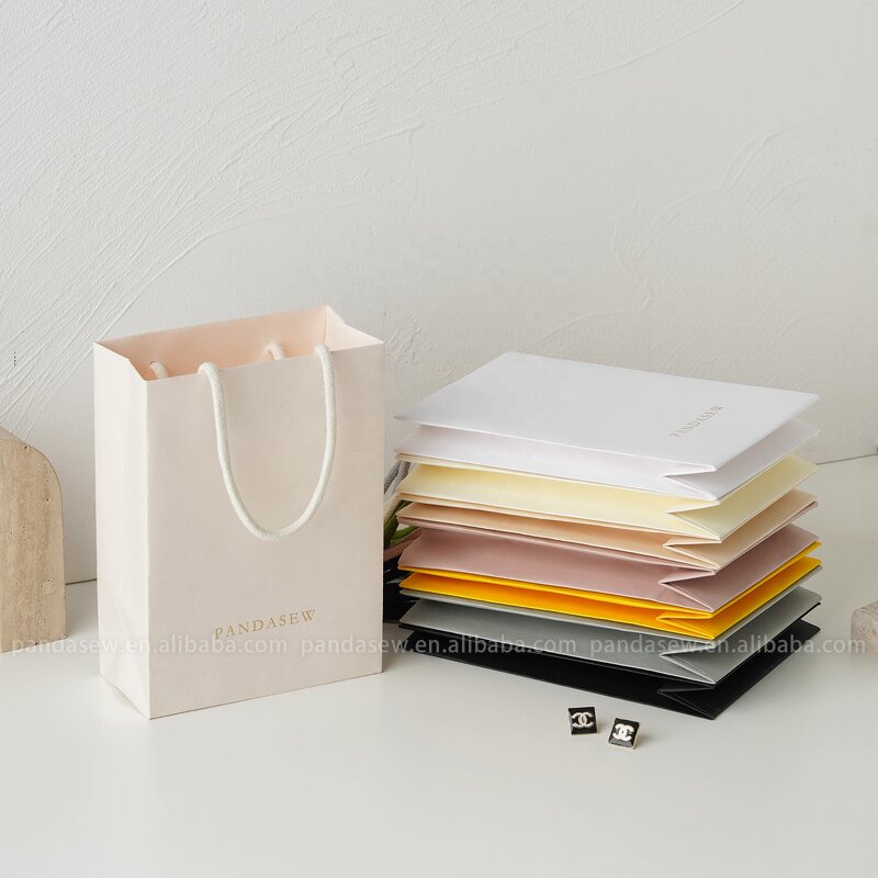 Paper Bag Manufacturer - Custom Logo Kraft Paper Bag Handmade Carry Out with Handle