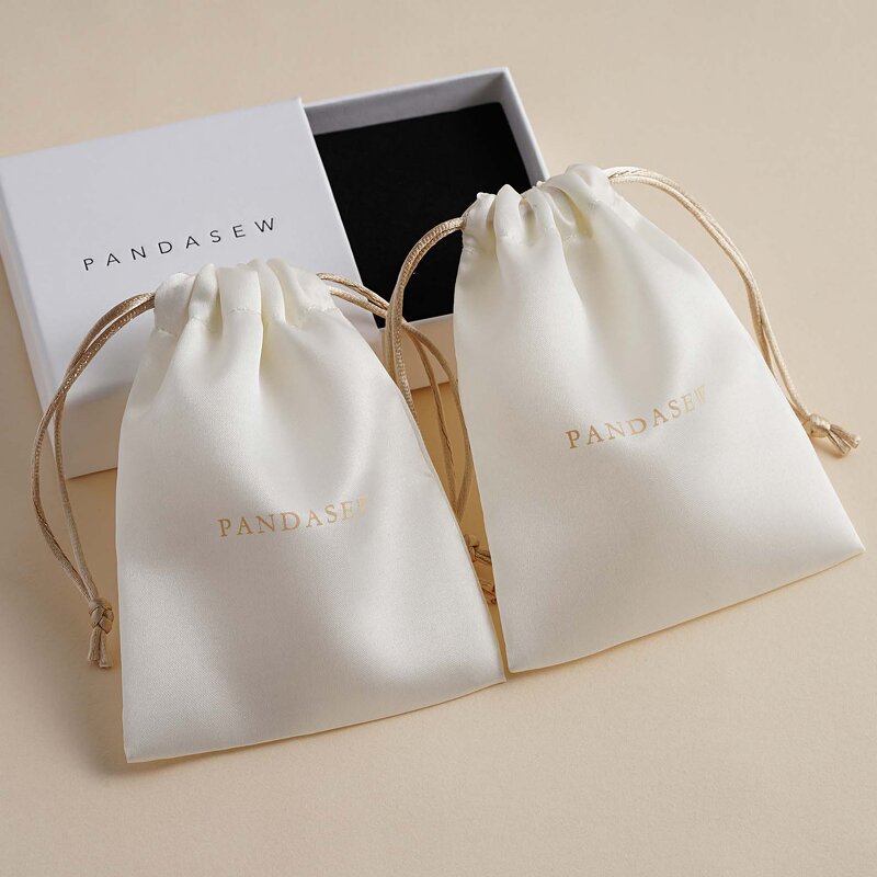 Satin Pouch Manufacturer - Wholesale Custom Double Drawstring Satin Dust Bag