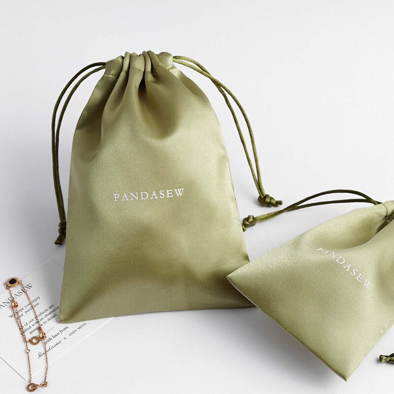 Satin Pouch Manufacturer - Custom Logo Small Satin Pouch Earrings Rings Necklace