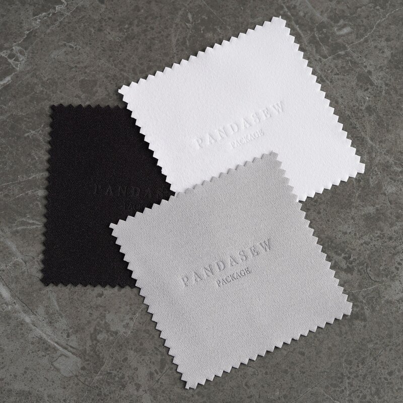 Polishing Cloth - Custom Logo 8x8cm Microfiber Suede Silver Jewelry Cleaning Cloth
