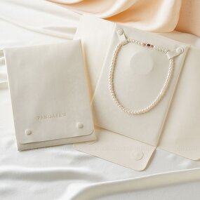 Jewelry Tray Manufacturer - Custom Logo Luxury Microfiber Necklace Display Organizer