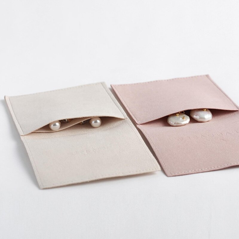 Jewelry Pouch Manufacturer - Custom Logo Handmade High Quality Microfiber Jewelry Bag