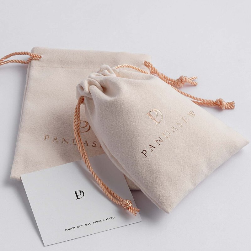 Velvet Pouch Manufacturer - Custom Logo Gift Packaging Velvet Drawstring Pouch