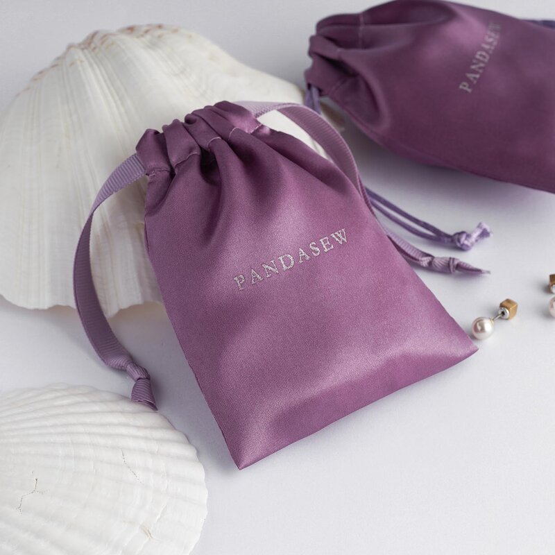 Satin Pouch Manufacturer - Custom Colorful Drawstring Satin Jewelry Dust Bag