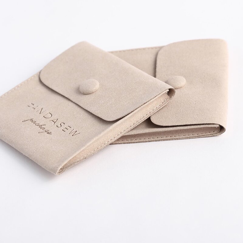 Jewelry Pouch Manufacturer - Wholesale Custom Logo New Design Microfiber Jewelry Pouch