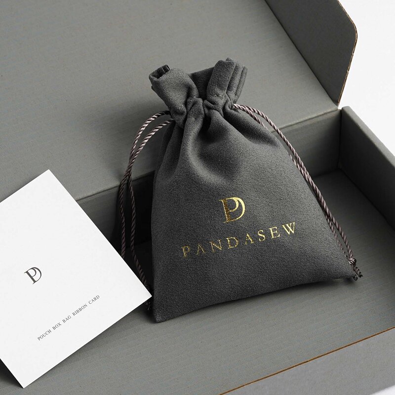 Velvet Pouch Manufacturer - Custom Logo Small Mini Velvet Suede Jewelry Pouch