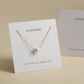 Display Card Manufacturer - Custom Logo 400gsm Paper Necklace Earring Holder Card
