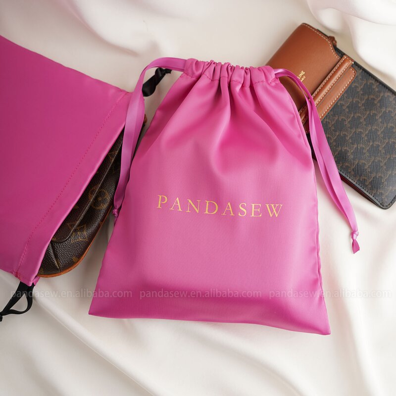 Satin Pouch Manufacturer - Luxury Dense Silk Satin Drawstring Wedding Favor Candy Bag
