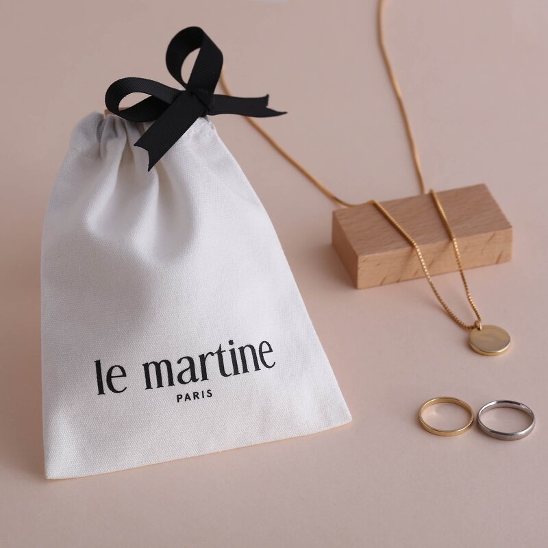 Cotton Bag Manufacturer - Custom Logo 11x8cm Cotton Canvas Jewelry Packaging Pouch