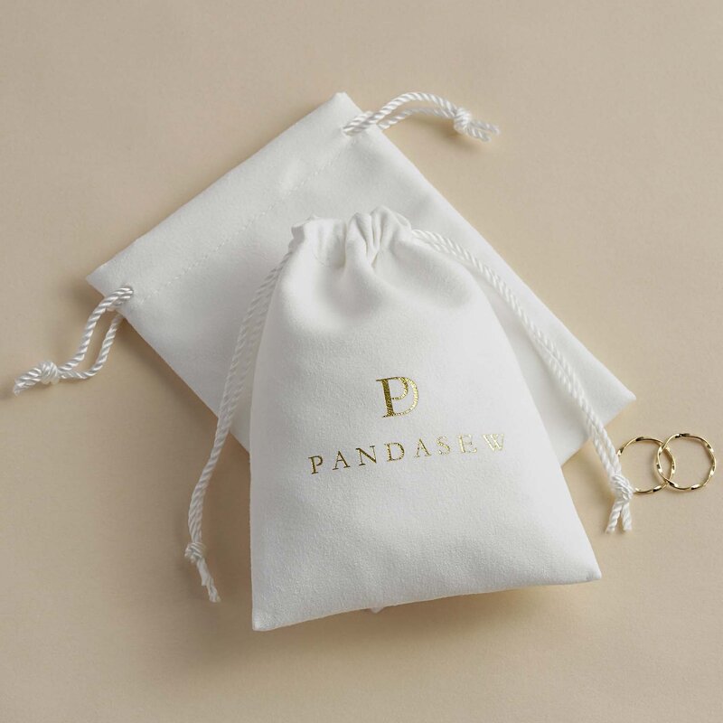 Velvet Pouch Manufacturer - Hot Sale Custom Logo Velvet Suede Cosmetic Jewelry Pouch