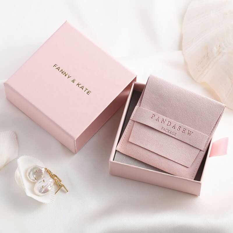 Jewelry Box Manufacturer - Custom Logo Luxury Paper Box Bracelet Necklace Microfiber
