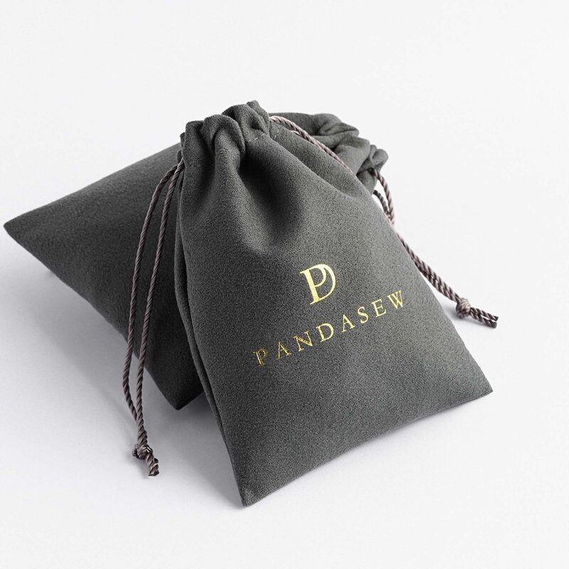 Velvet Pouch Manufacturer - Custom Logo Small Mini Velvet Suede Jewelry Pouch