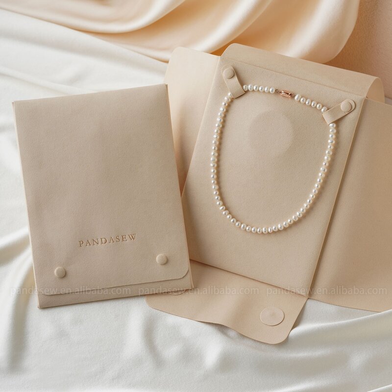 Jewelry Tray Manufacturer - Custom Logo Microfiber Necklace Display Storage Tray