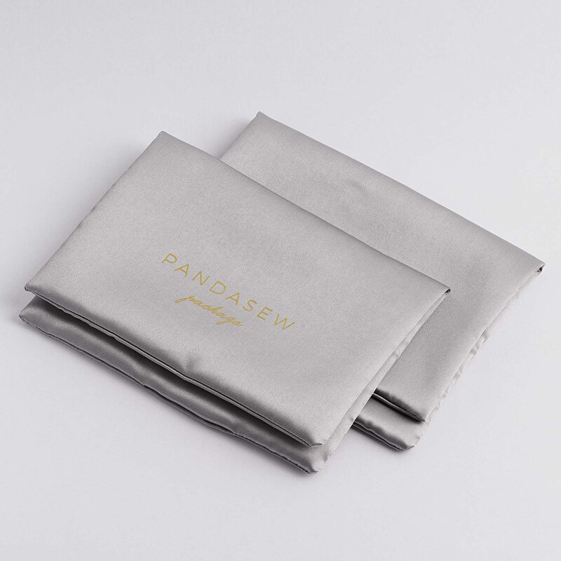 Satin Pouch Manufacturer - Custom Logo Satin Envelope Flap Jewelry Gift Pouch