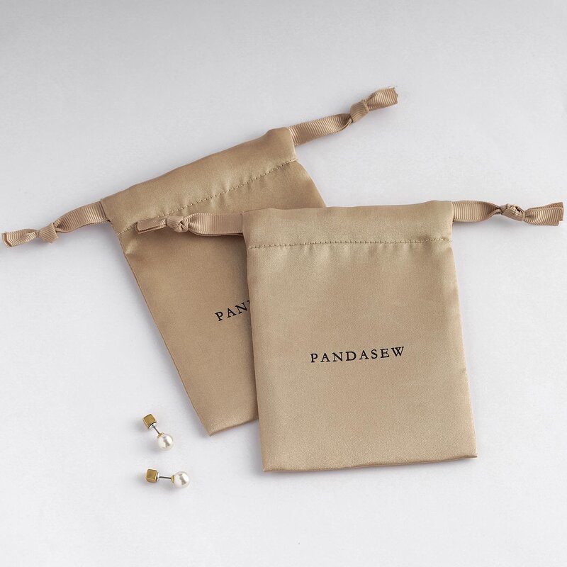 Satin Pouch Manufacturer - Custom Logo Printed Satin Jewelry Packaging Pouch