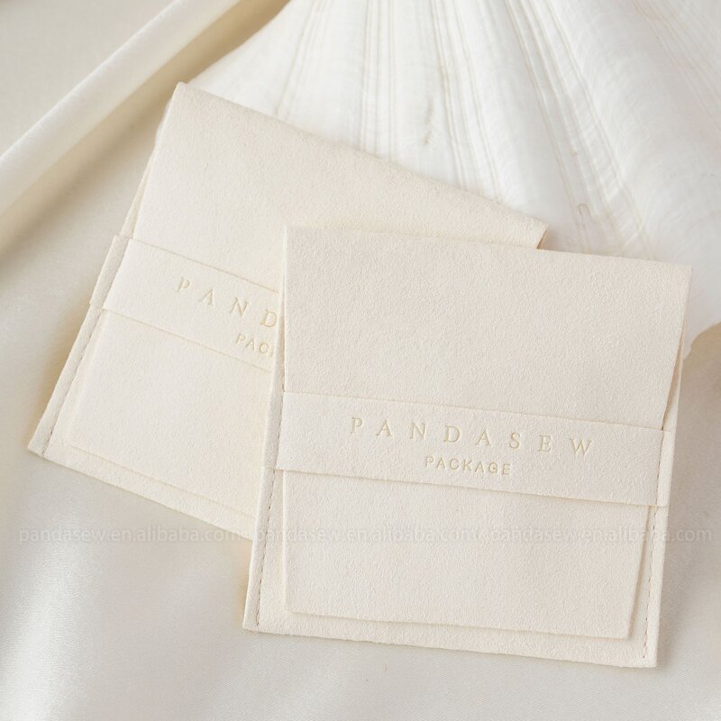 Jewelry Pouch Manufacturer - Luxury Microfiber Pouch Necklace Earrings Ring Envelope