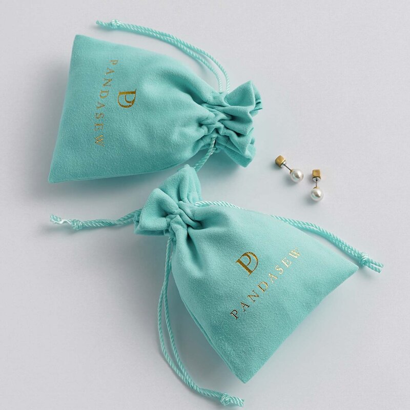 Velvet Pouch Manufacturer - Hot Sale Suede Velvet Drawstring Bracelet Necklace