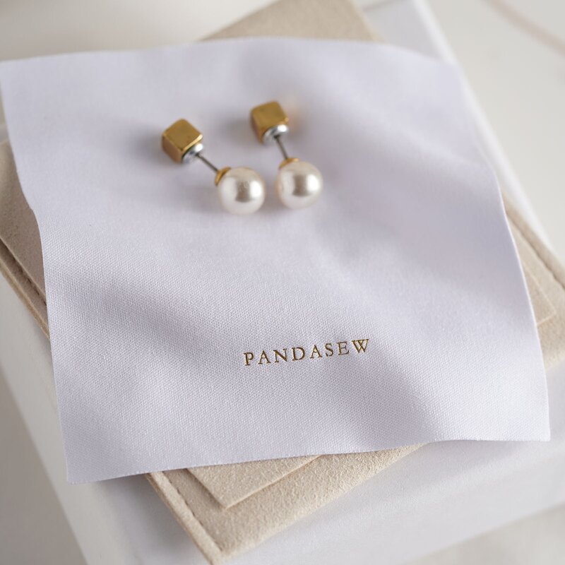 Polishing Cloth - Custom Logo Polyester-nylon Microfiber Silver Jewelry Cleaning Cloth