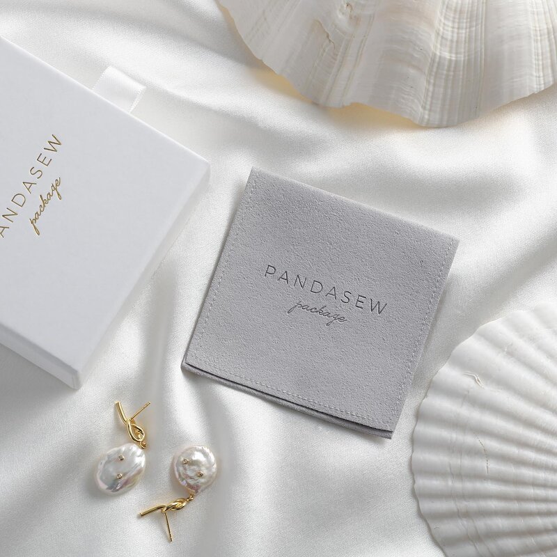 Jewelry Pouch Manufacturer - Custom Logo Hot Stamping Bracelet Envelope Microfiber