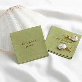 Jewelry Pouch Manufacturer - Custom Logo Microfiber Envelope Flap Necklace Pouch