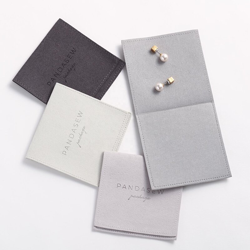 Jewelry Pouch Manufacturer - Custom Logo Hot Stamping Bracelet Envelope Microfiber