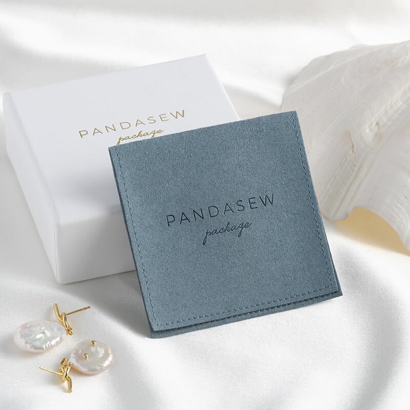 Jewelry Pouch Manufacturer - Custom Logo Jewelry Packaging Flap Pouch Gift Bag