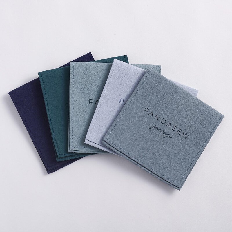 Jewelry Pouch Manufacturer - Custom Logo Jewelry Packaging Flap Pouch Gift Bag