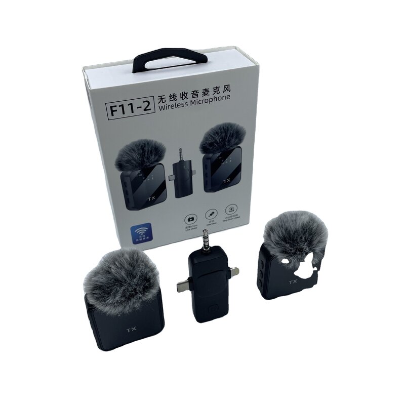 Wireless Microphone Manufacturer - F11-2 Conference 3 in 1 Lavalier with Noise Cancellation