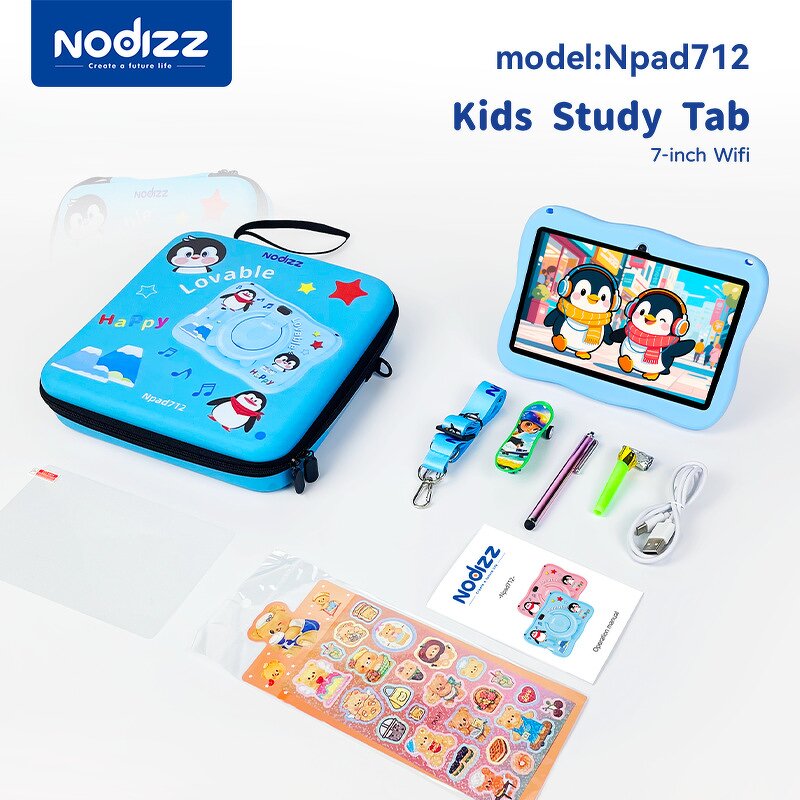 Kids Tablet Manufacturer - New Nodizz Npad712ev 7-Inch Full HD Octa Core MTK Wi-Fi Android 14