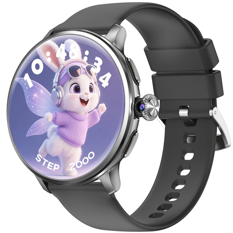 Smart Watch Manufacturer - H88 5G GSM AMOLED Silicone 1.6inch Wireless Charging Dual System for Call Ladies