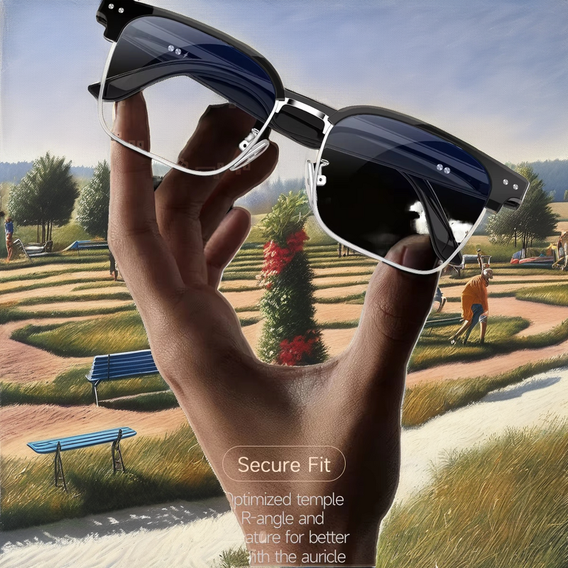 Smart Glasses Manufacturer - AI Translation with Chat GPT Voice Call 164 Languages Color-Change Lens W100D