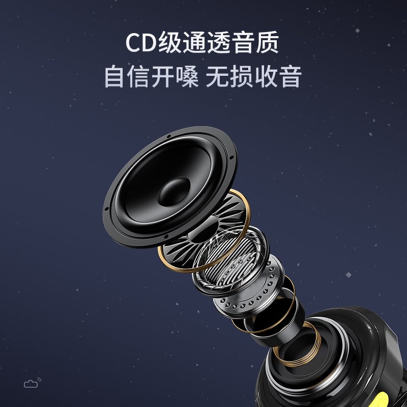 Wireless Microphone Manufacturer - Q8 Lavalier with Noise Reduction Ear Return Accompaniment Charging Compartment