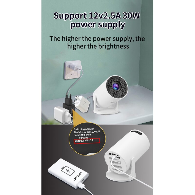 Projector Manufacturer - M5 Support 1080P LCD Pocketable Portable with WiFi for Outdoor Indoor