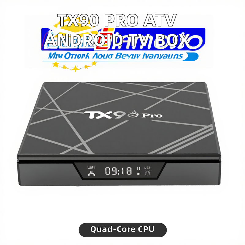 TV Box Manufacturer - Best Selling TX90 Pro ATV Android Ultra HD Android 13 Quad-core 8GB RAM 5G Voice Remote