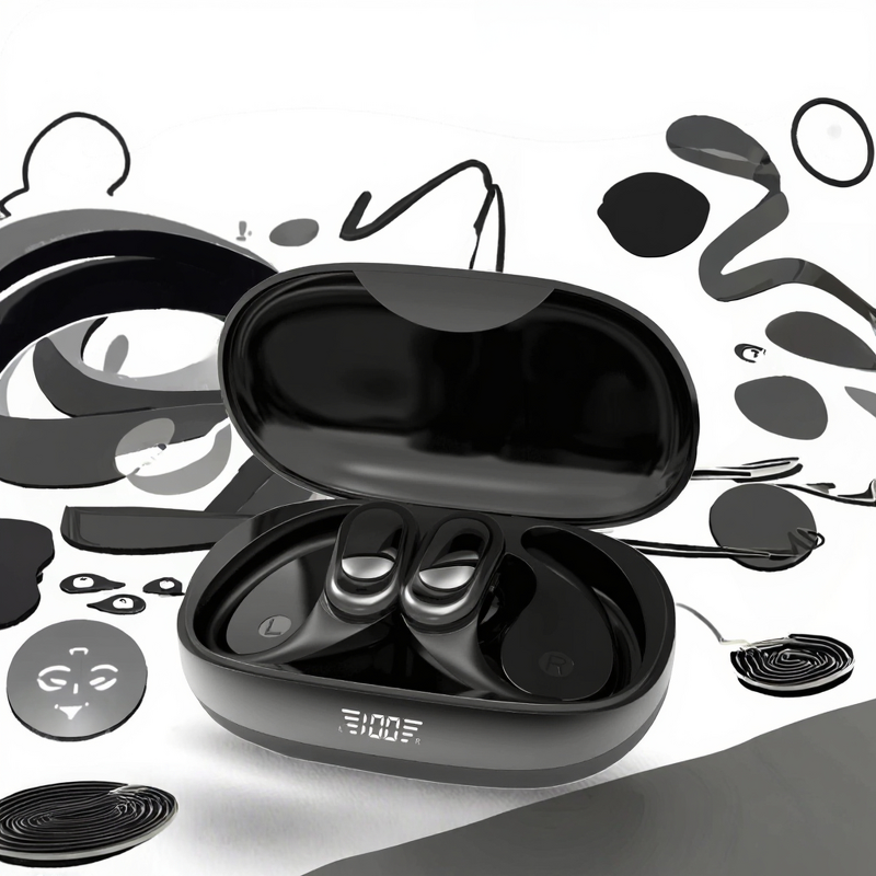 Wireless Earbuds Manufacturer - 2025 BT 5.4 HiFi VTS-230 16.22mm Carbon Fiber Digital Display IPX7