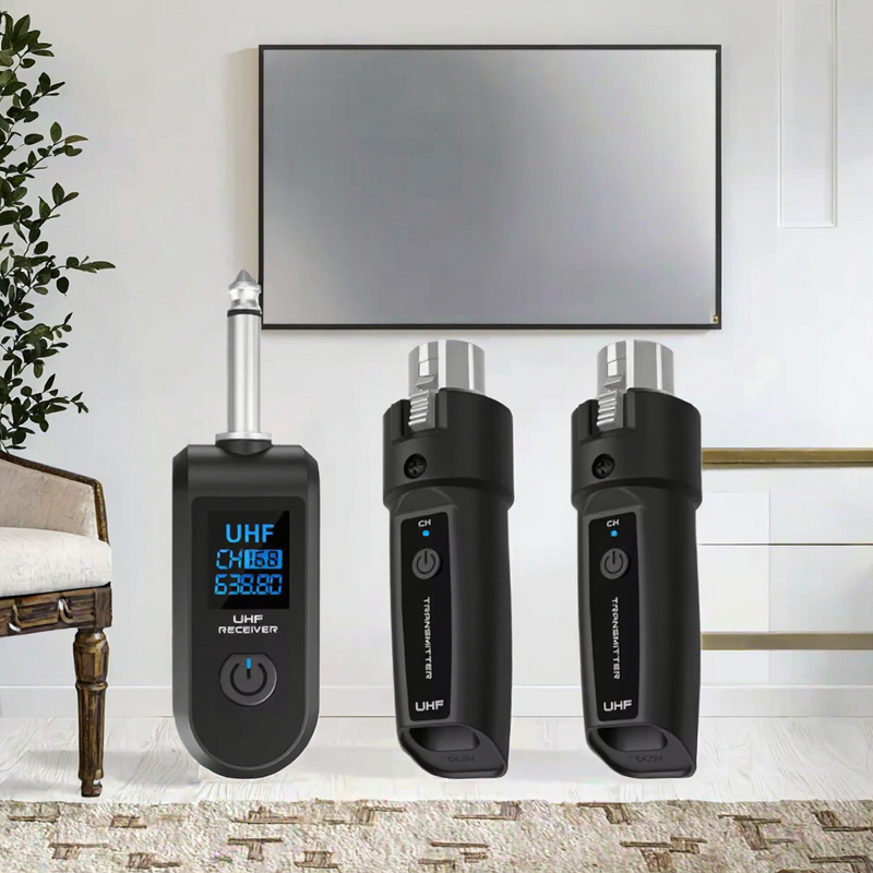 Wireless Transmitter Receiver Manufacturer - Professional Portable UHF XLR Adapter LED Dynamic Handheld Microphone
