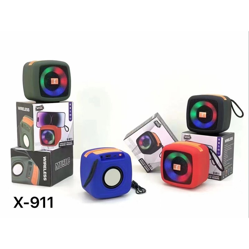 Portable Speaker Manufacturer - X-911 Subwoofer BT Waterproof Outdoor with RGB LED AUX AC