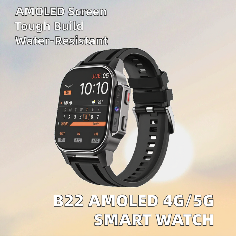 Men's Smart Watch Manufacturer - B22 2.13" Waterproof Video Call Android 4G/5G SIM Full Network Sleep Tracker Compass IP68