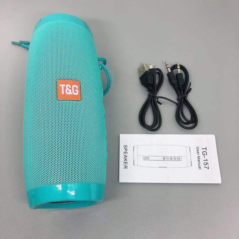 Portable Speaker Manufacturer - New Arrival TG157 LED Wireless Radio FM Mini Column Bass