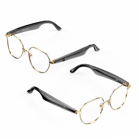 Smart Glasses Manufacturer - 2025 W100B AI Assistant with Real-time 163 Language Translation Music BT Speaker