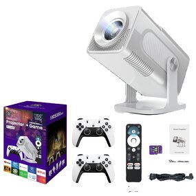 Game Console Projector Manufacturer - HCS350 Max with 18000+ Retro Games Wireless Controller HD 1080P