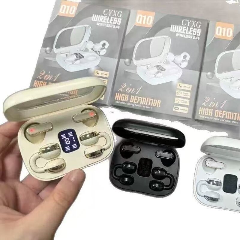 In-Ear Headphones Manufacturer - Two Pairs Q10 for 5.4 Active Noise Cancellation Long Endurance Touch Control