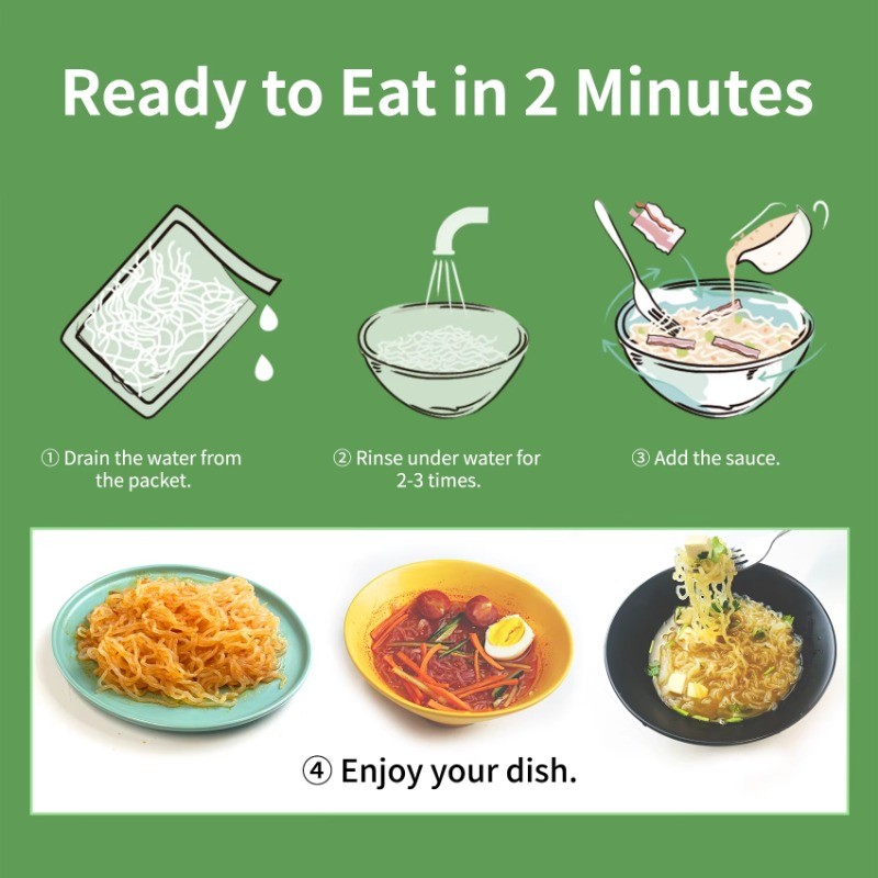 Konjac Pasta Supplier - Low Calorie Private Label 240g