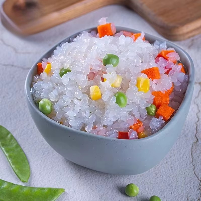 White Konjac Rice Supplier - Keto Friendly HALAL 270g