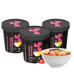 Konjac Wide Noodles Supplier - Gluten Free Fat Free 80g