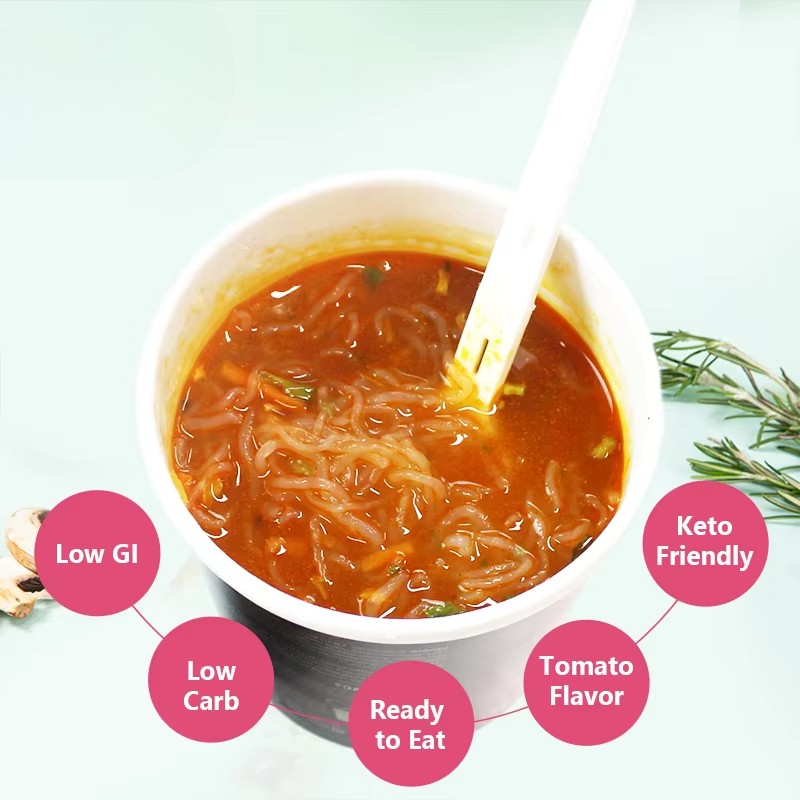 Konjac Wide Noodles Supplier - Gluten Free Fat Free 80g