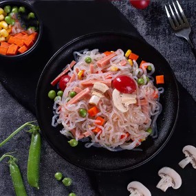 Wet Konjac Noodles Supplier - Plant Based High Fiber 270g