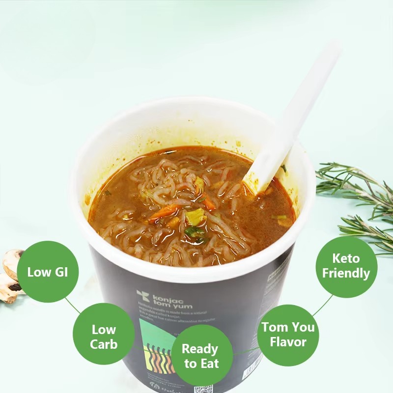 Konjac Cup Noodles Manufacturer - Thai Tom Yum Keto 162g